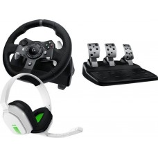 Ігровий комплект LOGITECH G920 Driving Force Racing Wheel + Astro A10 White (991-000487) Ігровий комплект LOGITECH G920 Driving Force Racing Wheel + Astro A10 White (991-000487)