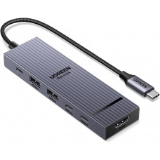 USB-хаб UGREEN Revodok Pro 106 6-in-1 (CM818 / 45363) USB-хаб UGREEN Revodok Pro 106 6-in-1 (CM818 / 45363)