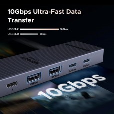 USB-хаб UGREEN Revodok Pro 106 6-in-1 (CM818 / 45363) USB-хаб UGREEN Revodok Pro 106 6-in-1 (CM818 / 45363)