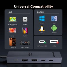 USB-хаб UGREEN Revodok Pro 106 6-in-1 (CM818 / 45363) USB-хаб UGREEN Revodok Pro 106 6-in-1 (CM818 / 45363)