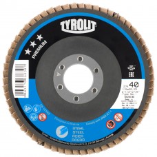 Шлифовальный круг лепестковый TYROLIT 115x22,2 мм P40