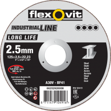 Отрезной диск Flexovit 125 x 2,5 мм