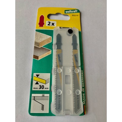 Полотно для лобзика Wolfcraft 3551000 (2 шт)