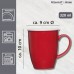 Набір порцелянових чашок Ritzenhoff & Breker серії DOPPIO Rosso, 6 шт (0.32 л) 571404