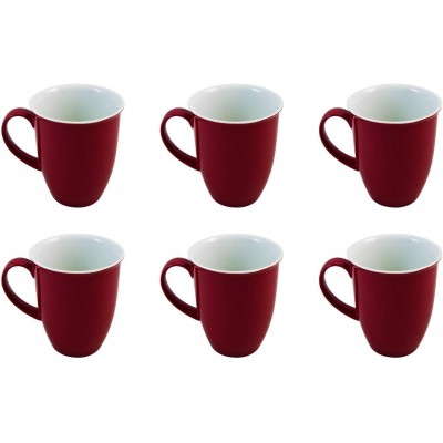 Набір порцелянових чашок Ritzenhoff & Breker серії DOPPIO Rosso, 6 шт (0.32 л) 571404