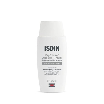 Антивіковий мінеральний SPF 50 з тоном ISDIN Eryfotona Ageless, 100 мл 8429420156852